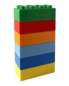 1 Set of Six Bricks